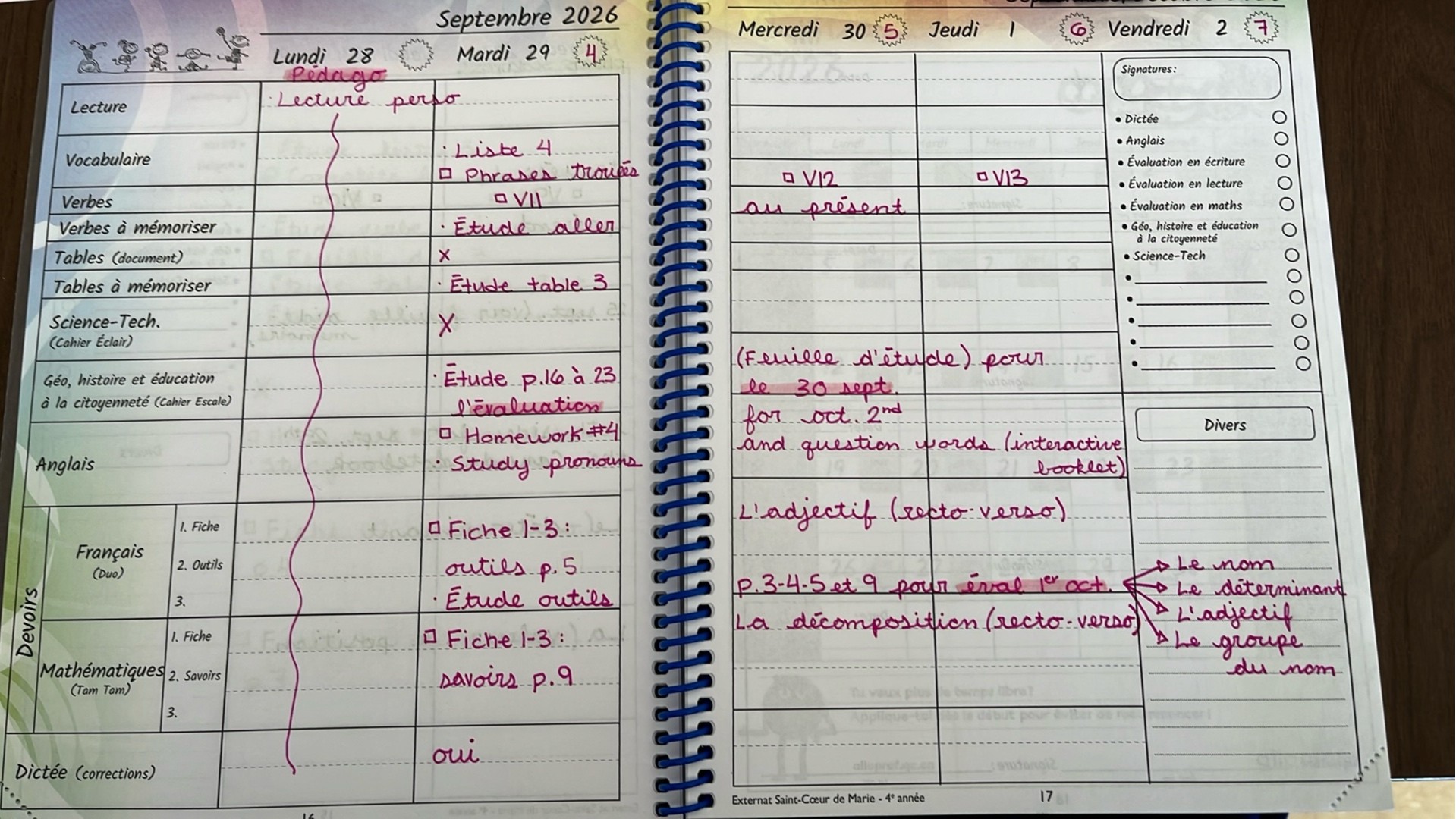 Agenda, page 1